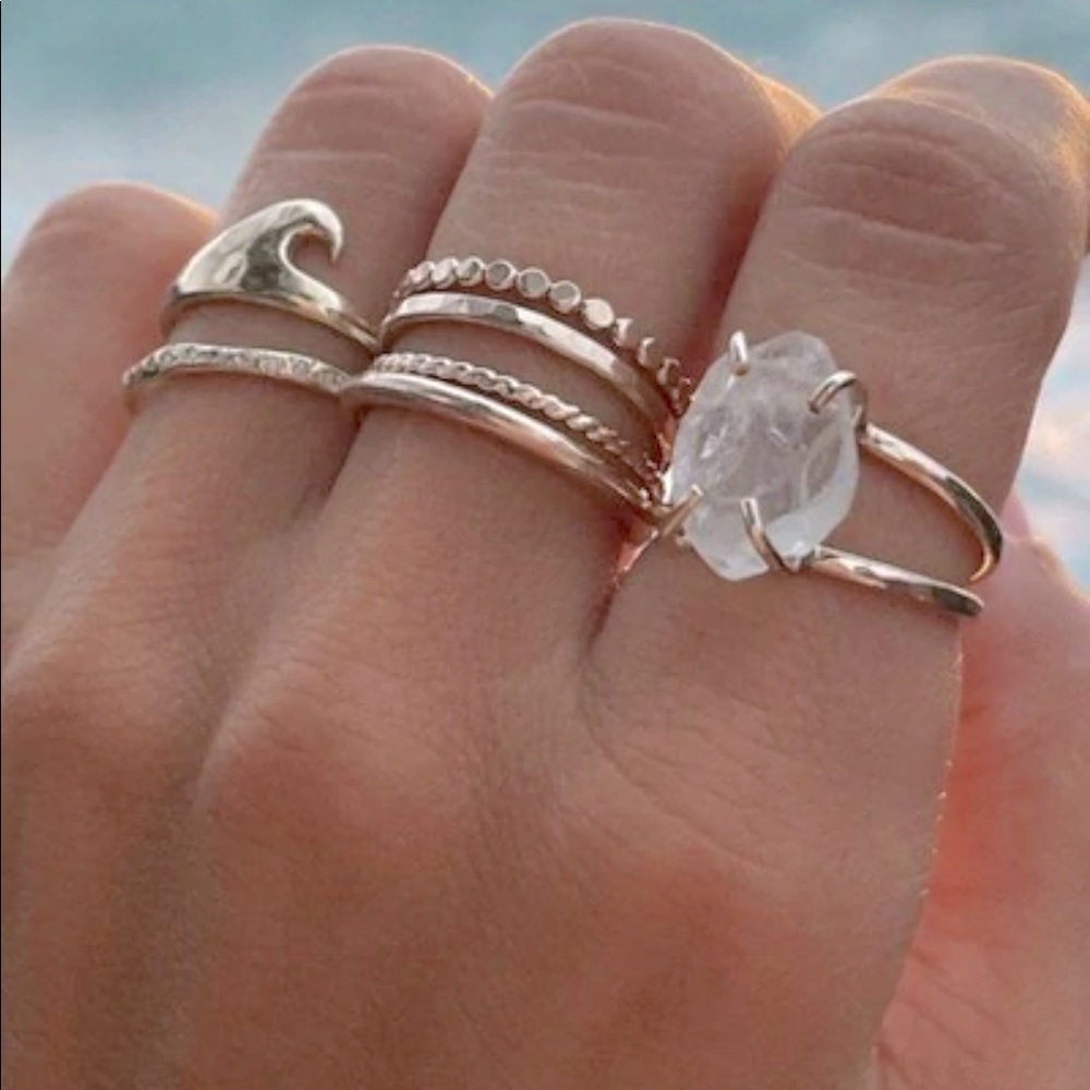 NEW James Michelle Aphrodite Crystal Ring